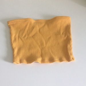 URBAN OUTFITTERS yellow tube top